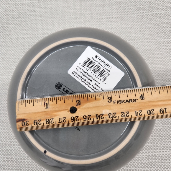 Le Creuset Cereal Bowl 26 Oz Mist Grey Set Of 3 New Seconds 770 ml - Picture 11 of 11